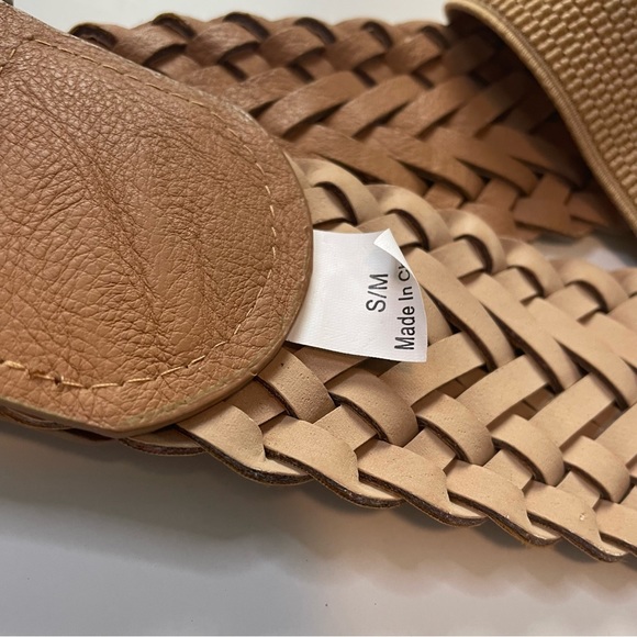 Adrienne Vittadini Braided Belt Featuring Elastic Back and Silver Tone Hardware - Picture 6 of 8